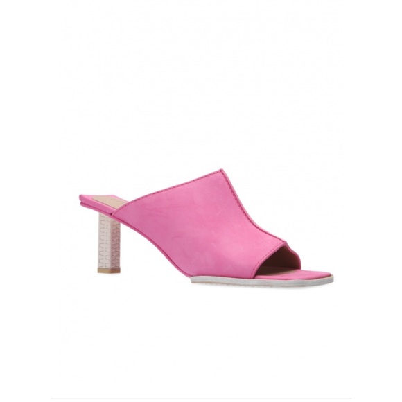 Jacquemus Carino Leather Nubuck Mules NIB - Picture 2 of 8